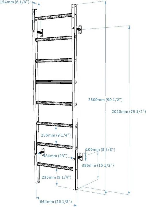 Actual product image BenchK Wall shelf system 210B