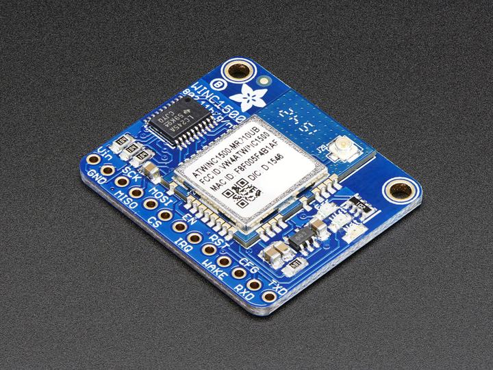 Image du produit Adafruit ATWINC1500 WiFi Breakout w/uFL Connector (Récepteur)