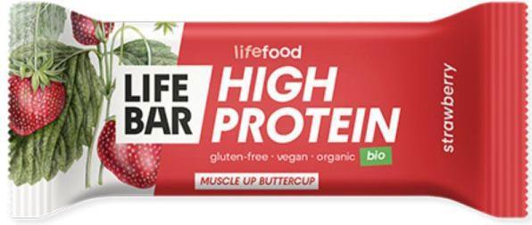 Actual product image Lifefood Organic Lifebar Protein Bar Strawberry (15x40g) (Strawberry, 15 pcs., 796 g)