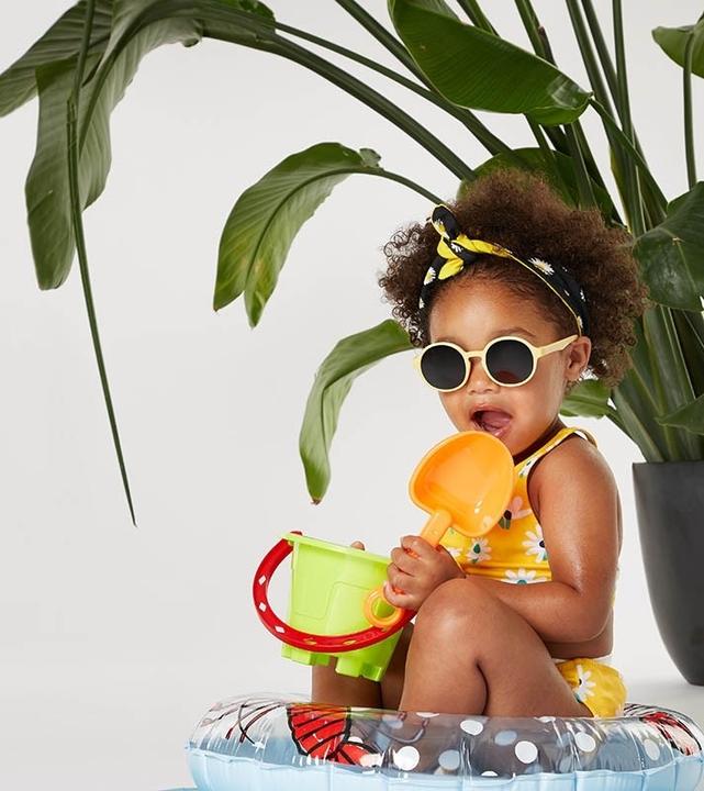 Immagine prodotto Dooky Occhiali da sole per bambini Fiji, 100% protezione UV, giallo
