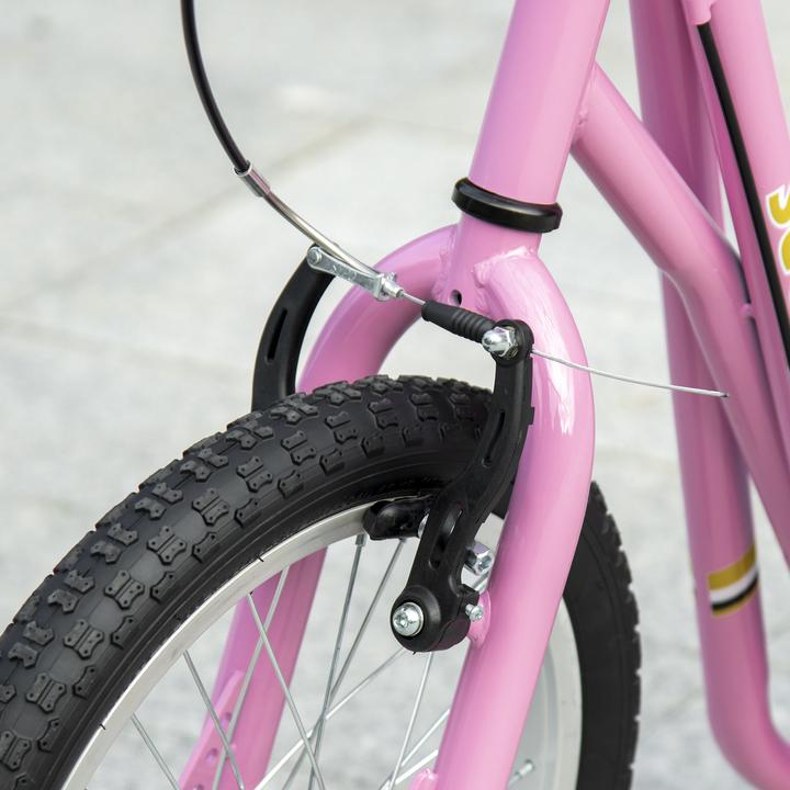 Actual product image Homcom Children's scooter with pneumatic tyres and handbrake