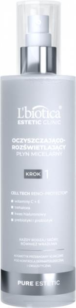 Actual product image L´Biotica L'otica -aesthetic clinic pure aesthetics -cleansing and magnifying micellar fluid, 200 ml (Micelle water, 200 ml)