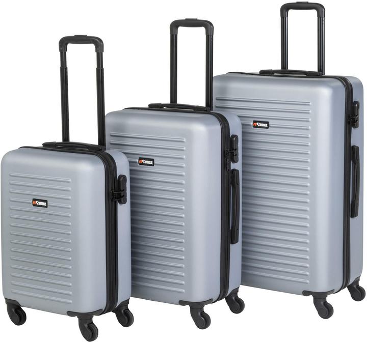 Actual product image Koor Travel case set of 3, silver grey (32 l, L (90 - 115l))