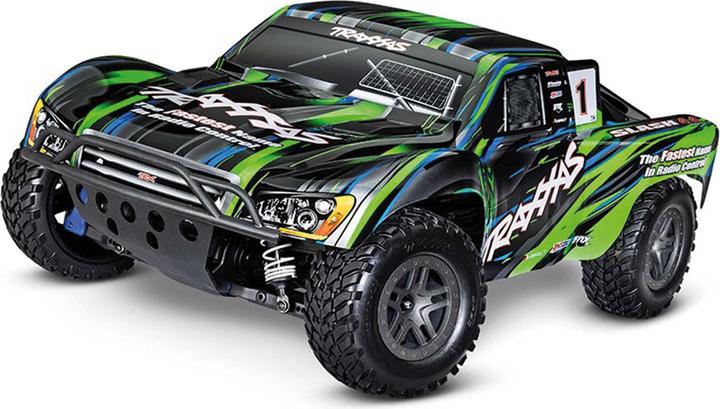 Actual product image Traxxas SLASH 4X4 BL2S GREEN 1/10 SHORT-COURSE RTR WITHOUT BATTERY/CHARGER (RTR Ready-to-Run)