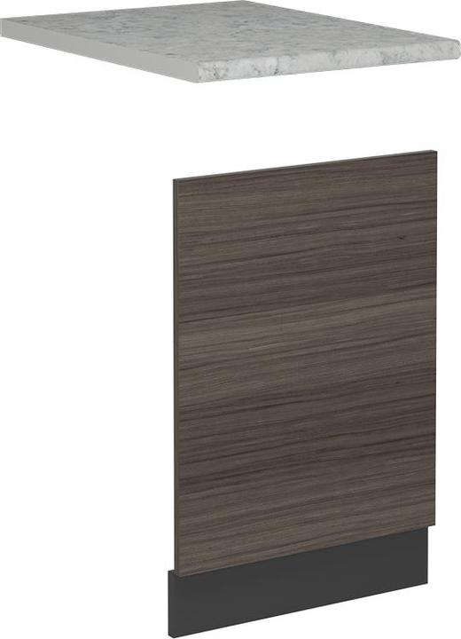 Actual product image Vicco Dishwasher front panel R-Line, Noble gray/Anthracite, 45 cm, WT Marble