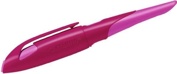 Produktbild STABILO EASYbirdy ergonomischer Schulfüller für Rechtshänder Anfänger-Feder (Beere, Pink, 1 x)