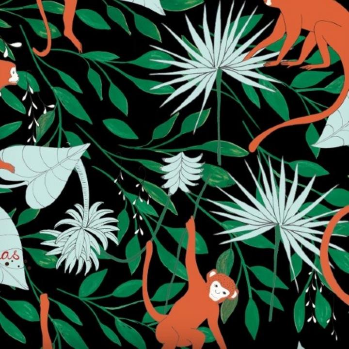 Ecozz Tasche „Monkey Town“ Design von Studio Claas