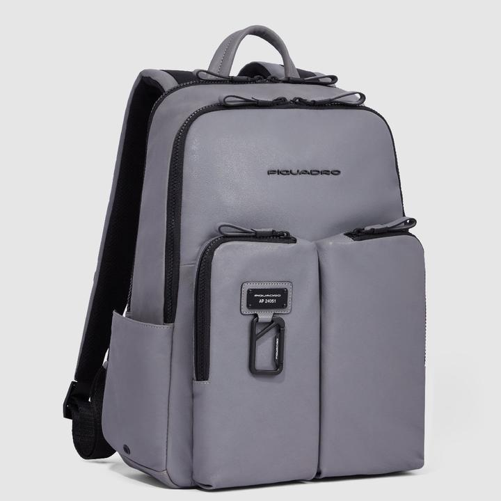 Piquadro Harper - Leder Laptoprucksack 14" (17.50 l)