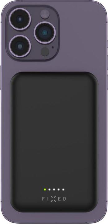 Immagine prodotto Fixed MagZen Trådløs PD 20W Power Bank 10.000 mAh Sort Powerbank - Sort - 10000 mAh (10000 mAh, 12 Wh)