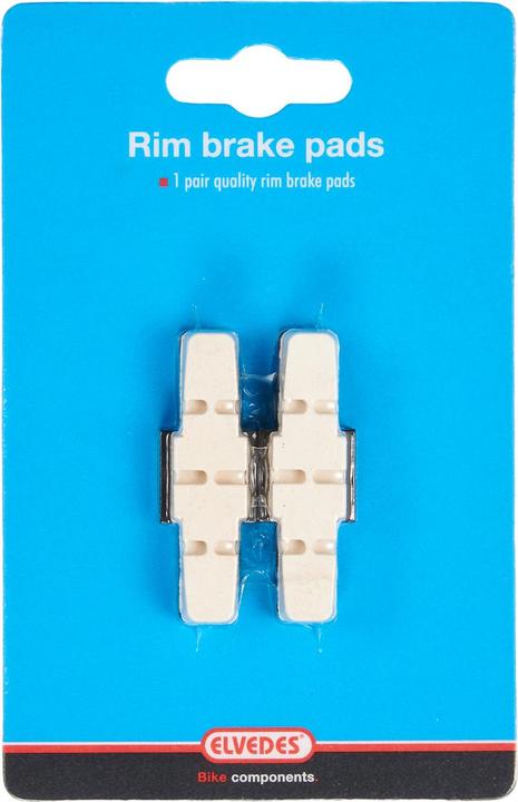 Actual product image Elvedes Brake shoes hydraulics Magura 50 x 12 mm, White (Shimano, Rubber)