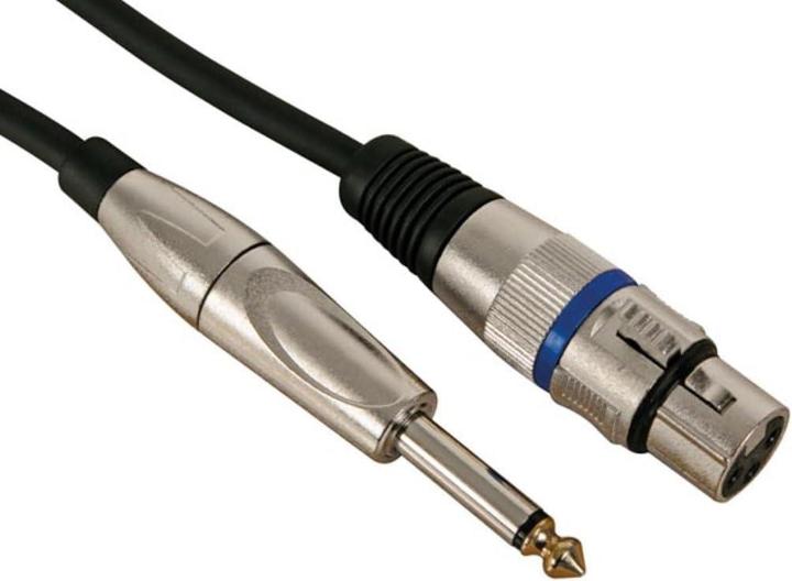 Actual product image HQ Power PAC112 - Professional XLR Audio Cable (10 m, XLR, 6.3mm jack)