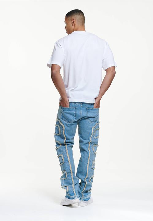 Immagine prodotto 2Y Studios Kosa Destroyed Straight Jeans - 184639 (32)