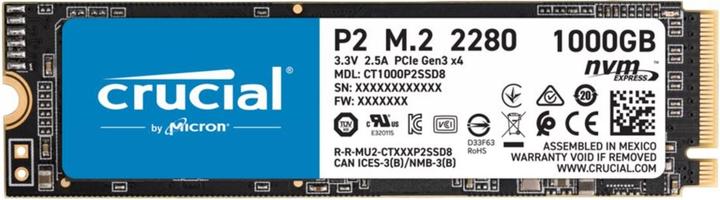 Immagine prodotto Crucial P2 (1000 GB, M.2 2280)