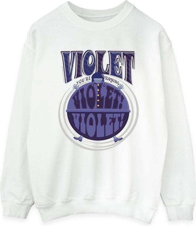 Produktbild Willy Wonka & the Chocolate Factory Violet Turning Violet Sweatshirt (M)