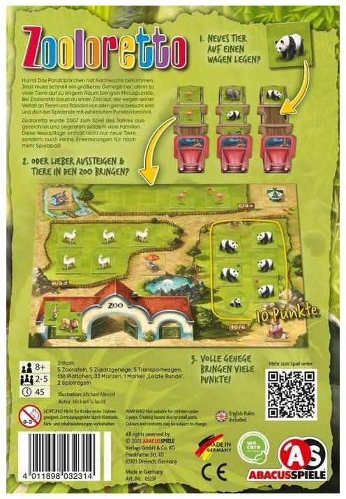 Image du produit Abacus Zooloretto (Allemand)