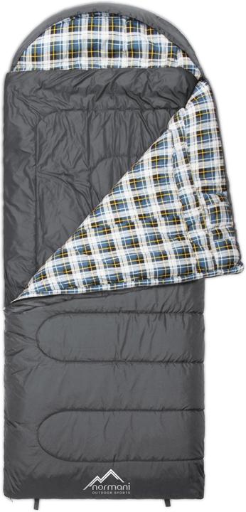 Produktbild Normani 4-in-1 Schlafsack „Antarctica“ (RV rechts) Grau (220 cm)