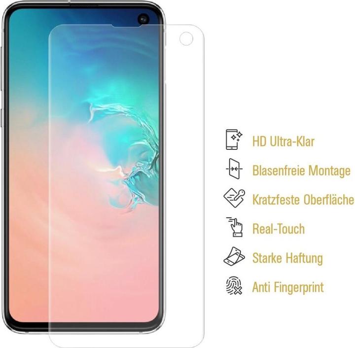 Produktbild Protectorking 2x Panzerfolie Anti-Shock HD Klar (2 Stück, Samsung Galaxy S10e)