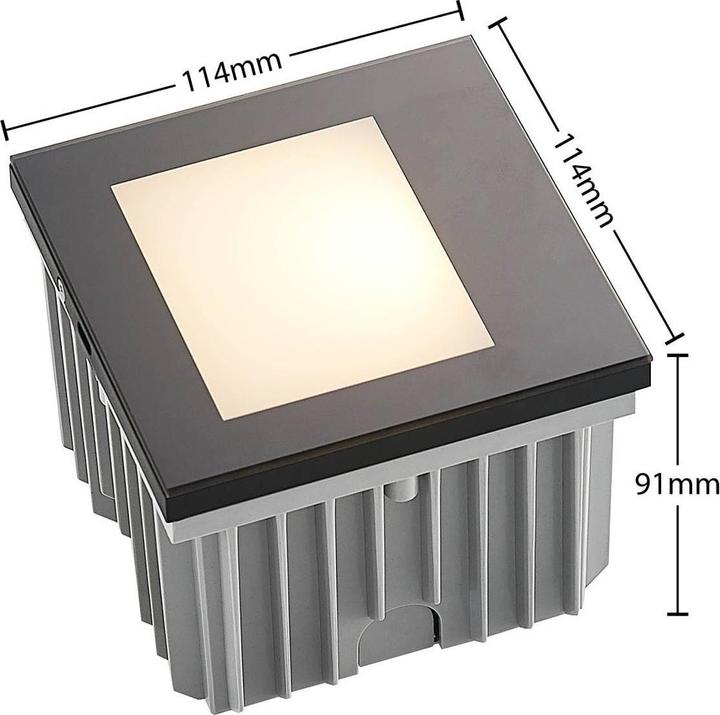 Produktbild Arcchio Yariki LED-Wandeinbaulampe, schwarz (214 lm)