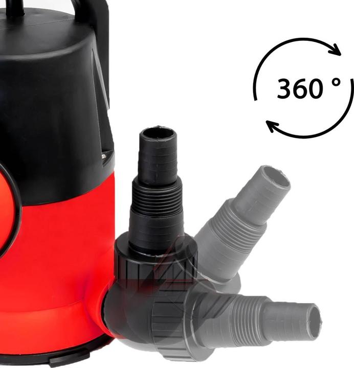 Produktbild Grafner Flachsaugerpumpe 400 Watt 7000 l/h Tauchpumpe Poolpumpe Entwässerungspumpe