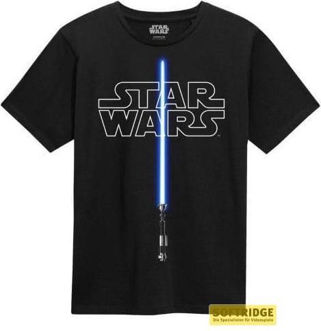 Heroes Inc Star Wars T-Shirt Glow In The Dark Lightsaber (XL) (XL)