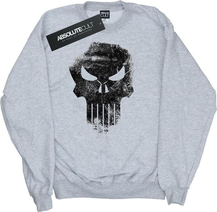 The Punisher Distrressed Skull Sweatshirt (XXL)