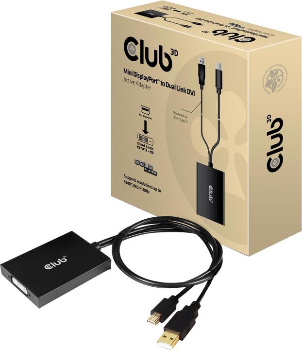 Image du produit Club 3D CAC-1130 (Mini DP, USB-A, 6.10 cm)