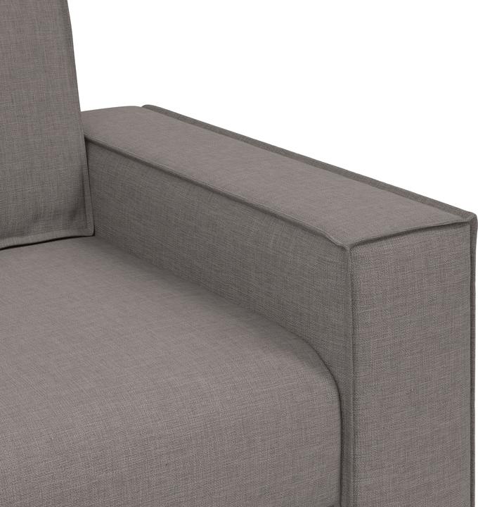Produktbild VidaXL 3-teiliges Sofaset mit Kissen aus taupefarbenem Stoff (Ecksofa)