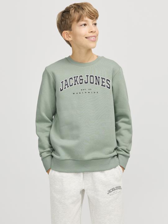 Actual product image Jack & Jones Jjecaleb Varsity Sweat Crew Neck Sn Jnr (140)