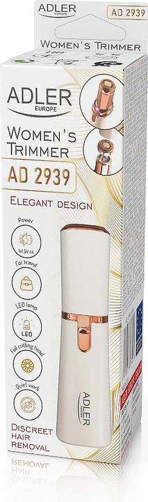 Actual product image Adler AD 2939 hair trimmers/clipper Gold, Pearl