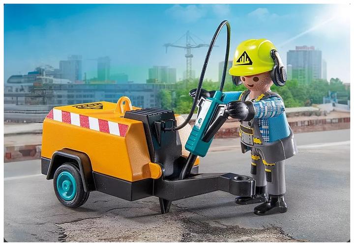Immagine prodotto Playmobil Bauarbeiter mit Meissel (71752, Playmobil Eroi d'azione)