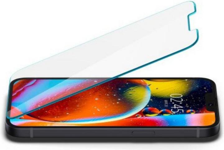 Produktbild Spigen Gehärtetes Glas GLAS.tR ez Passend für Apple iPhone 13 (1 Stück, Apple iPhone 14, Apple iPhone 16e, Apple iPhone 13 Pro, Apple iPhone 13)