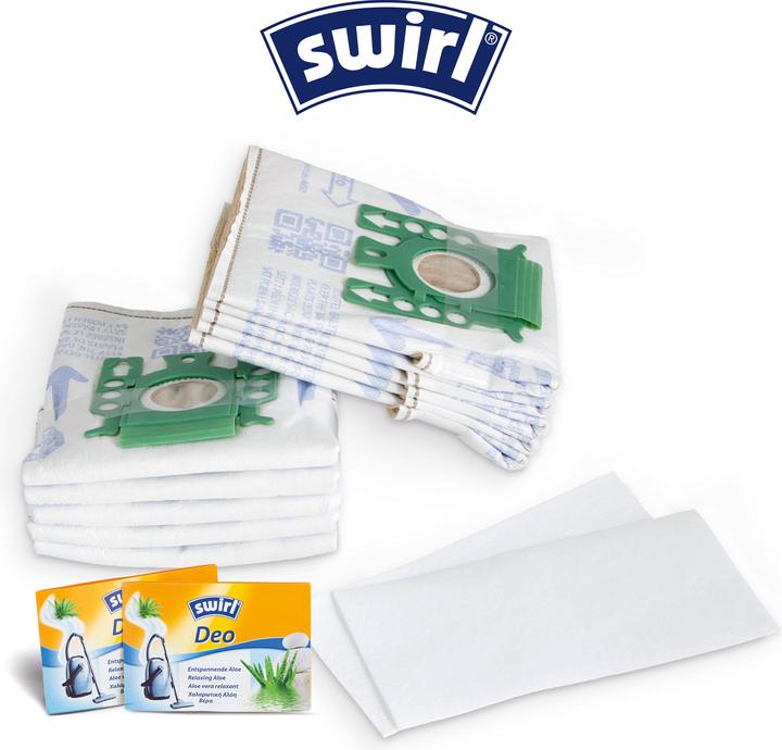 Produktbild Swirl Staubsaugerbeutel M 50 EcoPor Kombi-Set (10 x)