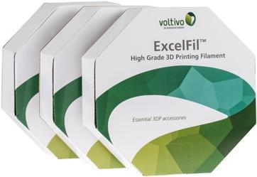 Produktbild Voltivo ExcelFil Filament (PLA, 2.85 mm, 1000 g, Orange)