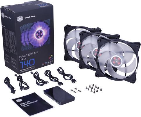 Image du produit Cooler Master Ventilateur CM Masterfan Pro 140 AP RGB 3 (140 mm, 3 x)
