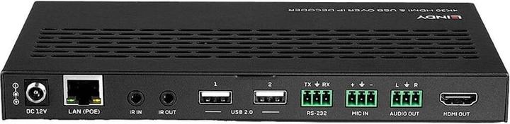 Image du produit Lindy Décodeur HDMI & USB over IP Multicast & Videowall