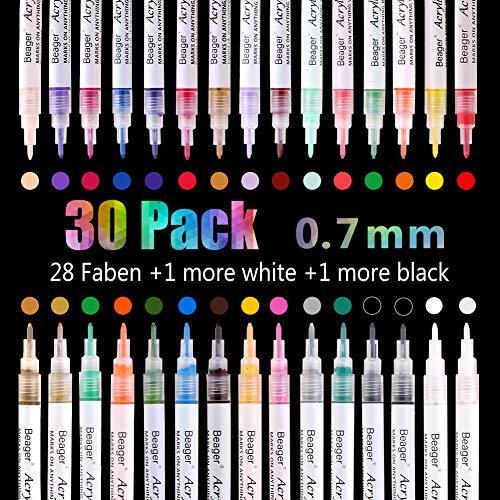 Produktbild Beager Acrylstifte (Mehrfarbig, 0.70 mm)