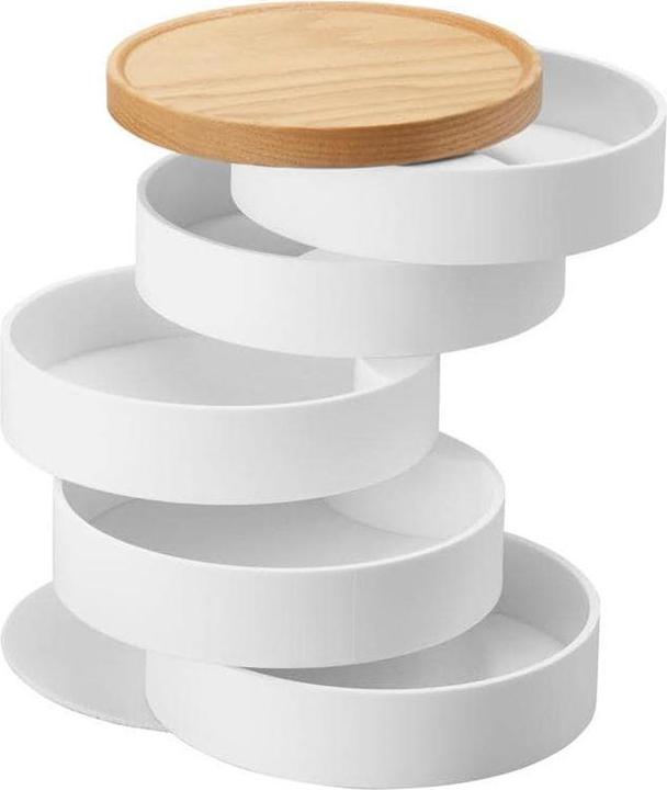 Yamazaki Tosca 5-piece jewellery holder, white