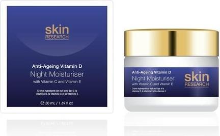 Immagine prodotto SkinChemists Skin Research Idratante notte anti-età alla vitamina D con vitamina C e vitamina E 50ml (50 ml, Crema notte)