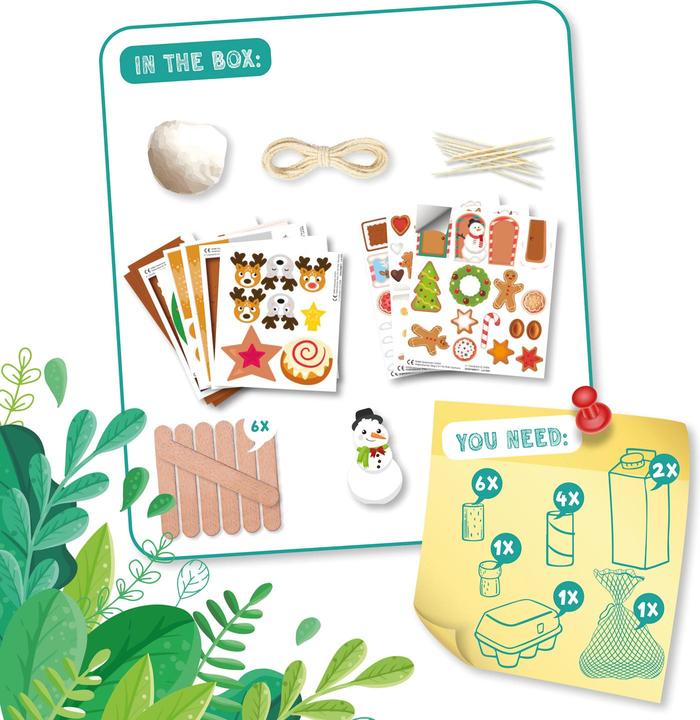 Actual product image Lena Eco Upcycling Christmas, FSC RECYCLED, folding box