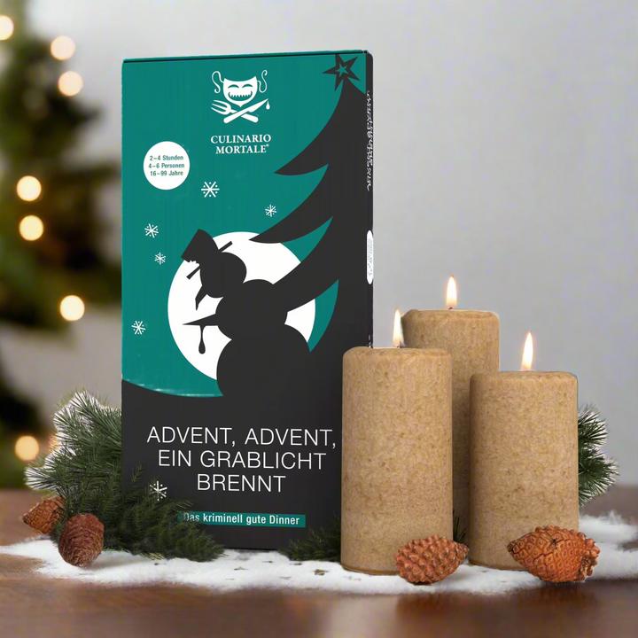 Produktbild Culinario Mortale Advent, Advent, ein Grablicht brennt - Krimidinner (Deutsch)