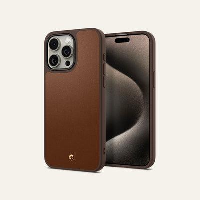 Actual product image Cyrill Kajuk MAG iPhone 15 Pro 6.1" Magsafe saddle brown ACS06771 (Apple iPhone 15 Pro)