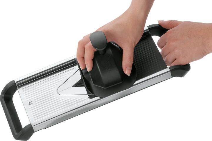 Produktbild WMF Gemüsehobel Fingerschutz 37x12,5cm Top Tools Edelstahl Box für Einsätze