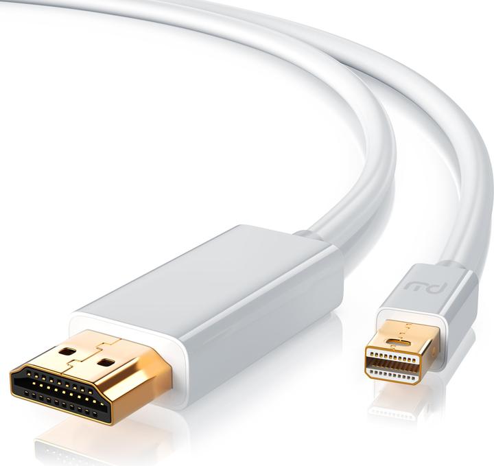Produktbild Primewire 4k Mini Displayport 1.2 auf HDMI Kabel | Thunderbolt 1- und Thunderbolt 2 Ports | 4K Ultra HD 2160p (2 m, DisplayPort, HDMI)