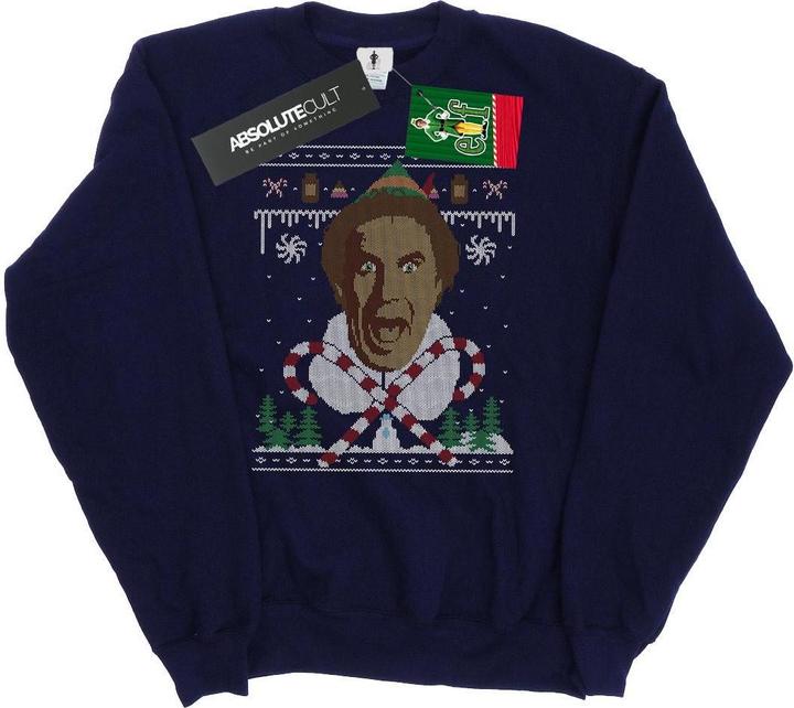 Elf Christmas Fair Isle Sweatshirt (L)
