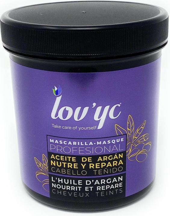 Lov'yc Professionelle Haarmaske mit Arganöl für nährendes und reparierendes koloriertes Haar 23,7 fl oz (23.70 ml)