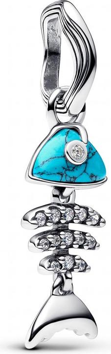 Immagine prodotto Pandora Ciondolo pendente a lisca di pesce color turchese (Argento 925)