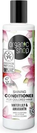 Actual product image Organic Shop Shining Conditioner for Colored Hair Water Lily and Amaranth 280ml (280 ml)