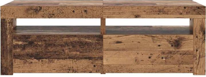 Produktbild VidaXL TV Schrank Lowboard Fernsehschrank Fernsehtisch mit LED Altholz-Optik (120 x 35 x 40 cm)