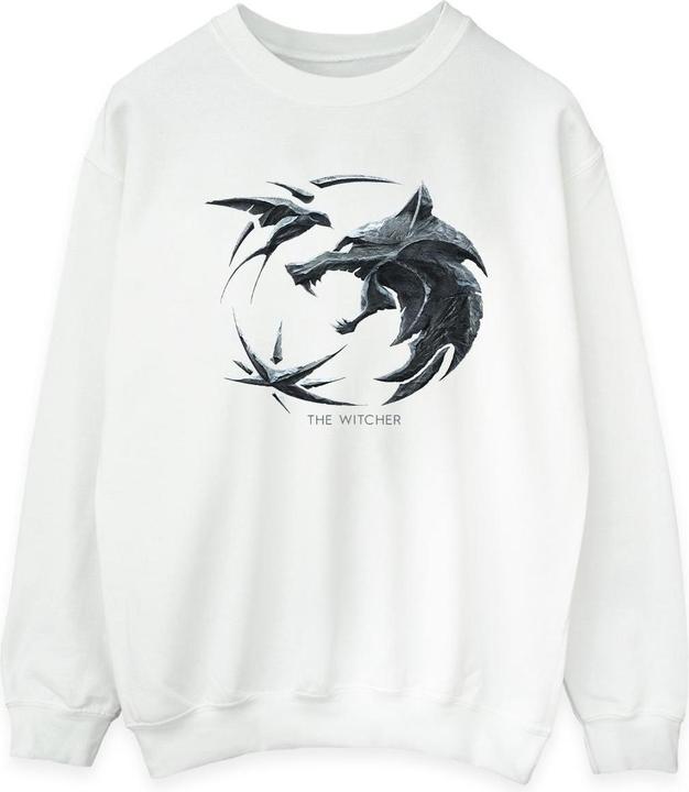 Netflix The Witcher Wolf Logo Sweatshirt (XXL)