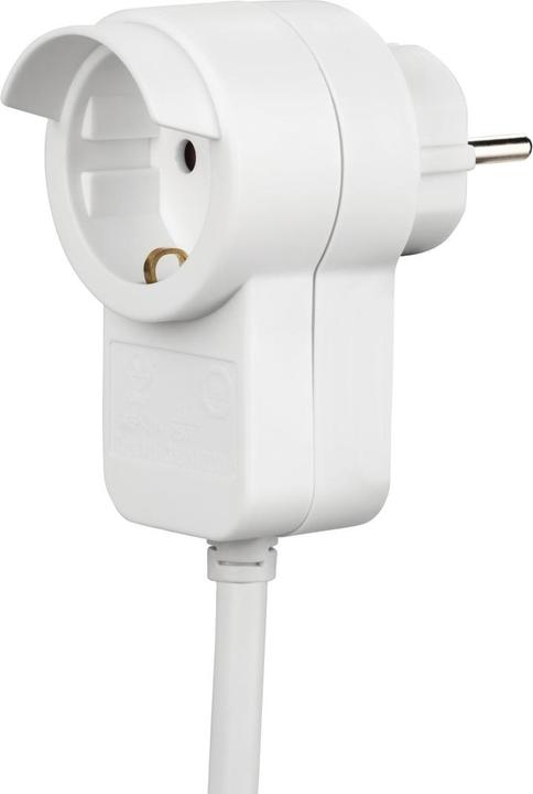 Productafbeelding Hama Beschermcontactverlengkabel Powerplug extra contactdoos, 3,0 m, wit (3 m)